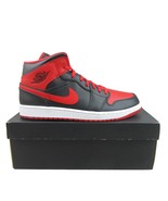 Air Jordan 1 Mid Alternate Bred Sneakers Mens Size 13 Black Red NEW DQ84... - $149.95