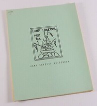 Vintage 1981 Camp Tonkawa Camp Leaders Guidebook Manual Boy Scout of Ame... - $11.57