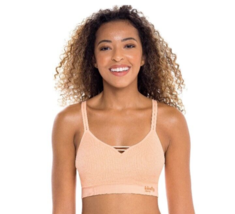 Kindly Yours Women Sustainable triangle Seamless V-Neck Bralette XL orange - £9.74 GBP