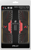 XLR8 Gaming 16GB (2X8Gb) DDR4 DRAM 3200Mhz (PC4-25600) CL16 1.35V Dual C... - $70.28