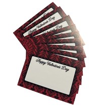 10 Vintage Happy Valentine&#39;s Day Tag Cards mq Junk Journal Ephemera Crafting Sup - £7.70 GBP