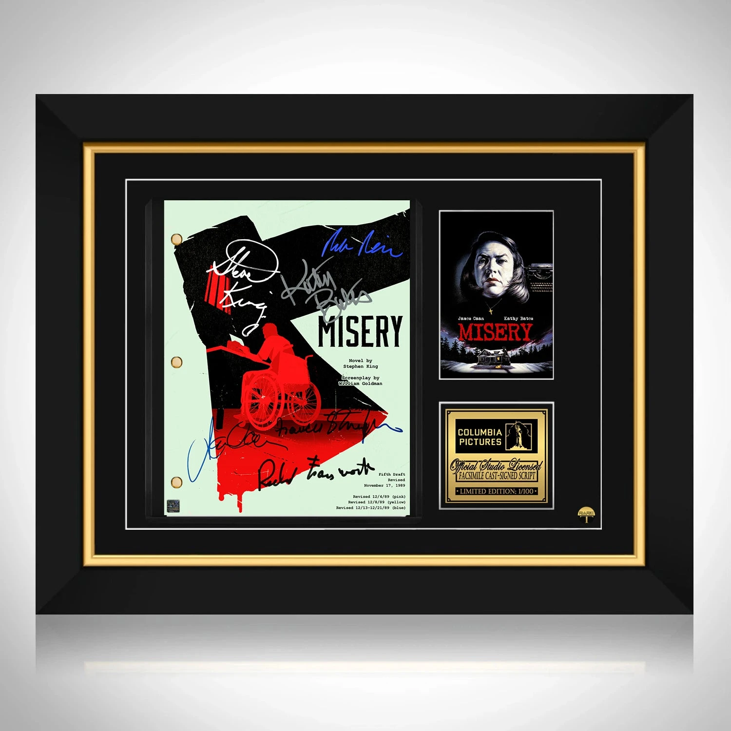 Misery Script Limited Signature Edition Studio Licensed Custom Frame - $299.23