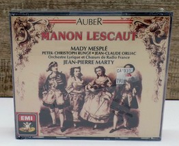 Auber Manon Lescaut Marty 1990 CD 077776325224 TS-466 cms 7632522 OOP SEALED - £54.80 GBP