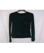 AEROPOSTALE WOMENS CABLE KNIT CHENILLE SWEATER SZ XS AQUAMARINE GREEN PL... - $14.99