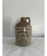 Vintage McCormick Platte Valley Straight Corn Whiskey 1 Pint Stoneware Jug - $24.54 CAD