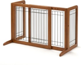 94135 Freestanding Pet Gate With Autumn Matte Finish, Small - $117.99