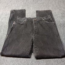 Vintage Wrangler Jeans Men 38x36 Black 13MWZ Cowboy Cut Classic Fit Straight - £17.95 GBP