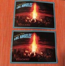 Volcano Movie Postcards (2) 1997 Greetings from LA Tommy Lee Jones Anne ... - £7.43 GBP