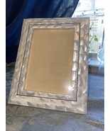 Mother of Pearl Style Picture Frame For 5” X 7” Photo, Free Standing Velvet - £17.14 GBP