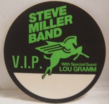 STEVE MILLER BAND / LOU GRAMM - CLOTH CONCERT TOUR BACKSTAGE PASS ***LAS... - £7.90 GBP