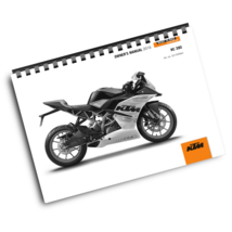 KTM 2016 - RC 390 - OWNERS MANUAL USER GUIDE - $25.96