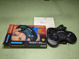 asciiPad SG-6 6 Button Controller Sega Genesis Complete in Box - $17.89