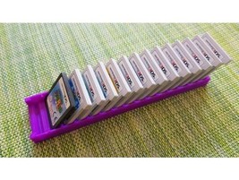 Nintendo DS and 3DS Slanted Game Card Holder Handheld Cartridge Stand - Holds 15 - £9.57 GBP