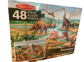 Melissa &amp; Doug 48 Piece Floor Puzzle Dinosaurs 3ft X 2ft - $17.70