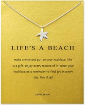 Friendship Compass Necklace Good Luck Butterfly Pendant Chain Necklace w... - £16.65 GBP
