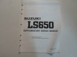 1996 Suzuki LS650 Supplementary Service Manual Minor Wear Factory Oem Book 96 - $20.04
