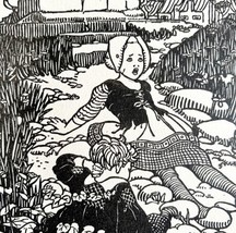 Jack And Jill Went Up The Hill 1912 Print Choate Art Mother Goose DWZ7A - £15.71 GBP