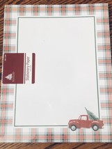 Enchanted Computer Print Paper 100 Sheets Christmas Plaid Truck Border 8... - $10.84