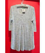 NWT MISS ELAINE ESSENTIALS 3/4 Sleeve Pastel Paisley Short Nightgown Siz... - €29,65 EUR