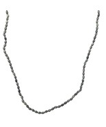 Gray &amp; Black Jasper Beaded Necklace Handcrafted Womens Costume Jewelry - $26.44 CAD