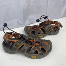Keen Newport H2 Waterproof Hiking Shoes Brown/Orange Little Kids Size 11 US - £13.77 GBP