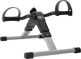 Folding Pedal Exerciser Mini Exercise Bike Under Desk Foot Hand Cycle Po... - £42.73 GBP