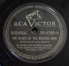 Tex Beneke - The Blues Of The Record Man / Why Don&#39;t We Say We&#39;re Sorry? 78rpm - £13.67 GBP