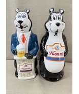 Special Edition 1973 Hamms Beer Bear Bartender Decanter &amp; 1972 Podium Be... - €158,63 EUR