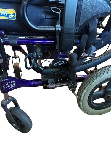 Quickie Iris Tilt-In-Space Manual Wheelchair w/ Jay Zip Seat & Back System Youth Item image 12