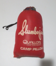 Slumberjack Camp Plllow in Bag 16&quot; X 8&quot; Used - $2.48