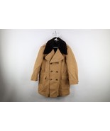 Vtg 60s 70s Streetwear Mens 44R Distressed Heavyweight Double Breasted C... - $2,726.52 MXN