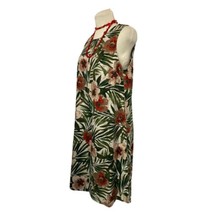 Anne Klein Floral Tropical Green Print Sleeveless Dress Size 6 - $34.65