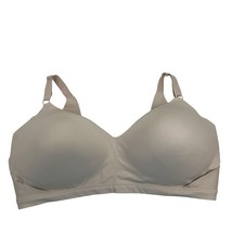 Warner&#39;s 3X Bra No Side Effects Underarm Back Smoothing Comfort Wireless Beige - £11.37 GBP