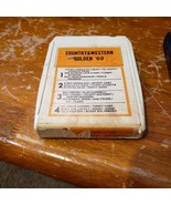 RARE 8 Track Tape Country &amp; Western Golden &#39;69 Haggard Wynette Pride Cash - $20.22