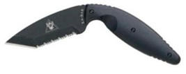 Kabar 1485 Large TDI Law Enforcement Tanto Serrated Fixed Blade Pocket Knife - $47.49