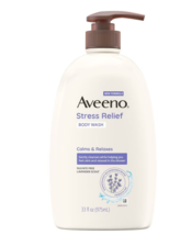 Aveeno Stress Relief Relaxing Oat Body Wash Lavender Chamomile Ylang Yla... - £36.87 GBP