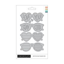 Concord &amp; 9th 16 Metal Die-Cut for Cardmaking on 8.5&quot;x5.25&quot; Backer of Su... - $19.99