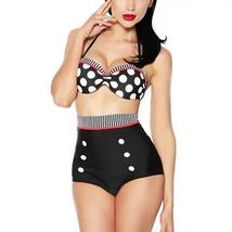 Retro Pin-Up High-Waisted Swimsuit - £25.72 GBP