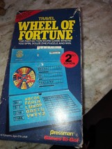Travel Wheel of Fortune Game Pressman 1988 2nd Edition Vintage - $414.61 MXN