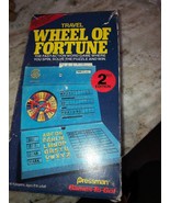 Travel Wheel of Fortune Game Pressman 1988 2nd Edition Vintage - $413.98 MXN