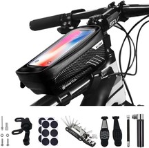 Frame Front Beam Bag, Small Bike Pump, And Bike Tire Repair Tool Kit. - £30.21 GBP
