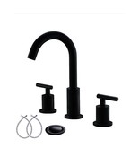 Phiestina Widespread 2-Handle Bathroom Faucet – Matte Black - $77.18 CAD