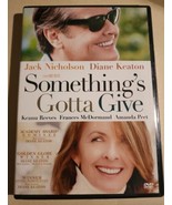 Somethings Gotta Give (DVD, 2004) Columbia Pictures Jack Nicholson, Diane Keaton - $5.00