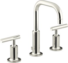 Kohler 14406-4-SN Purist Bathroom Sink Faucet -  Polished Nickel - FREE Shipping - £306.60 GBP