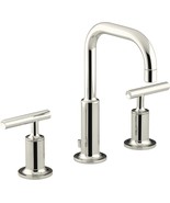 Kohler 14406-4-SN Purist Bathroom Sink Faucet -  Polished Nickel - FREE ... - £307.23 GBP