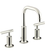 Kohler 14406-4-SN Purist Bathroom Sink Faucet -  Polished Nickel - FREE ... - £293.00 GBP