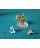 Swarovski Lot Of 3 Pieces Cat, Bee And Swan - $7,920.00