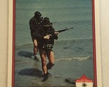 Vintage Operation Desert Shield Trading Cards 1991 #67 First Ashore - $1.97