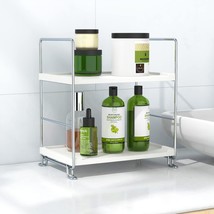 2-Tier Bathroom Countertop Organizer, Cosmetics Skincare Organizer Holder For Pe - $28.99