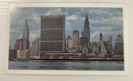 Manhattan Skyline New York City, New York Postcard Vintage - £1.25 GBP